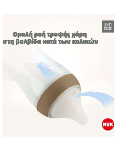 NUK Perfect Match Μπιμπερό Γυάλινο Σιλικόνη...