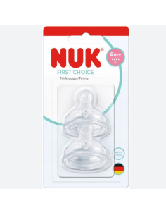 NUK First Choice+ Θηλή Σιλικόνης XL 6m+ 2τμχ