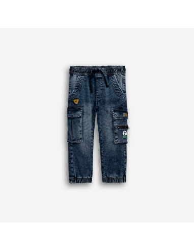 FUNKY FOR BABY Παιδικό Παντελόνι Cargo Τζιν Μπλε