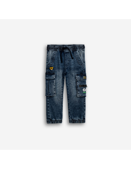 FUNKY FOR BABY Παιδικό Παντελόνι Cargo Τζιν Μπλε