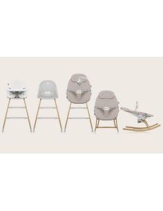 LIONELO Dalia Set Καρεκλάκι φαγητού & Relax 4 σε 1 Gray... 2