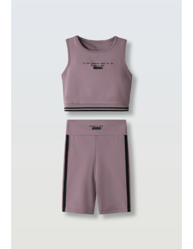 EBITA FASHION Παιδικό Σετ Κολάν 2τμχ Λιλά