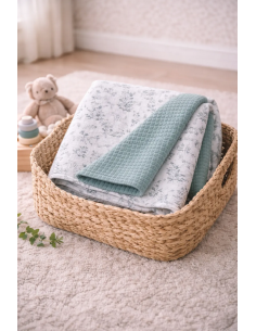 BABY STAR Κουβέρτα Αγκαλιάς Πικέ Με Επένδυση Small Larvik 2