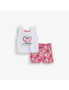FUNKY FOR BABY Παιδικό Σετ Σορτς 2τμχ Λευκό