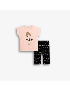 FUNKY FOR BABY Παιδικό Σετ Κολάν 2τμζ Ροζ
