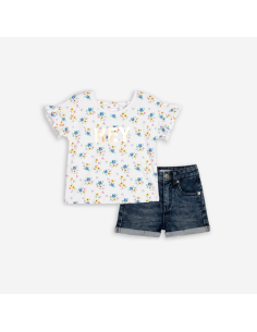 FUNKY FOR BABY Παιδικό Σετ Σορτς 2τμχ Λευκό