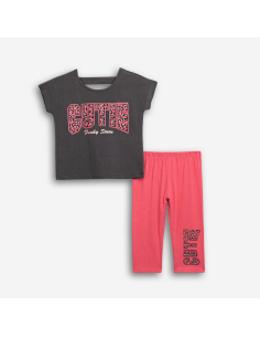 FUNKY FOR BABY Παιδικό Σετ Κολάν Κάπρι 2τμχ Ανθρακί