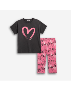 FUNKY FOR BABY Παιδικό Σετ Κολάν Κάπρι 2τμχ Ανθρακί