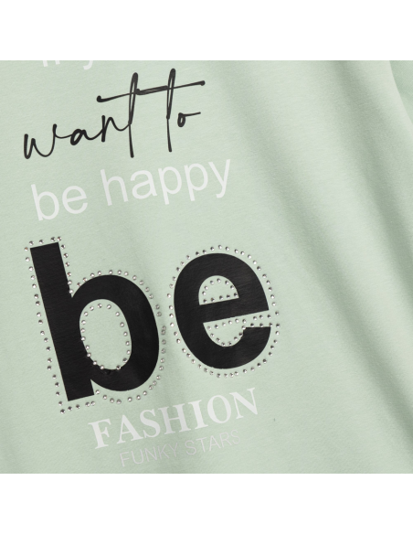 FUNKY FOR BABY Παιδικό Σετ Κολάν Κάπρι 2τμχ Μέντα