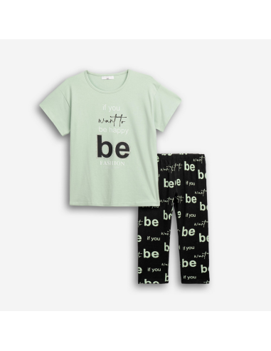 FUNKY FOR BABY Παιδικό Σετ Κολάν Κάπρι 2τμχ Μέντα