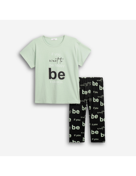FUNKY FOR BABY Παιδικό Σετ Κολάν Κάπρι 2τμχ Μέντα
