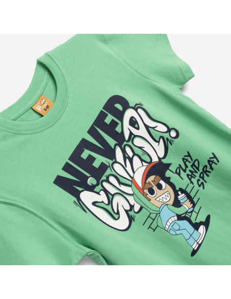 FUNKY FOR BABY Παιδική Μπλούζα Πράσινο