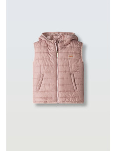 EBITA FASHION Παιδικό Αμάνικο Μπουφάν Ροζ