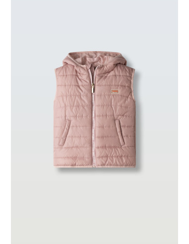 EBITA FASHION Παιδικό Αμάνικο Μπουφάν Ροζ