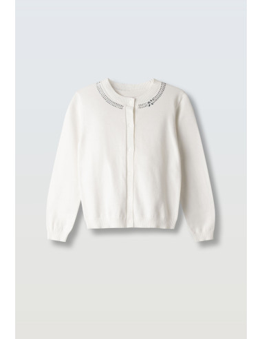 EBITA FASHION Παιδική Ζακέτα Λευκή