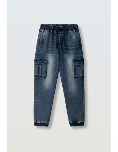 HASHTAG Παιδικό Παντελόνι Τζιν Μπλε
