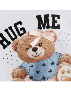 FUNKY FOR BABY Παιδικό Σετ Σορτς 2τμχ Λευκό 2