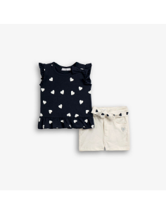 FUNKY FOR BABY Παιδικό Σετ Σορτς 2τμχ Μπλε