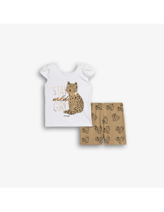 FUNKY FOR BABY Παιδικό Σετ Σορτς 2τμχ Λευκό
