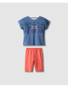 NEK KIDSWEAR Παιδικό Σετ Κολάν Κάπρι 2τμχ Ραφ