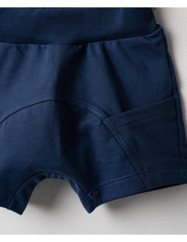 NEK KIDSWEAR Βρεφικό Σετ Βερμούδα 2τμχ Λευκό