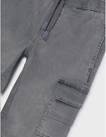 MAYORAL Παιδικό Παντελόνι Jogger Cargo Γκρι