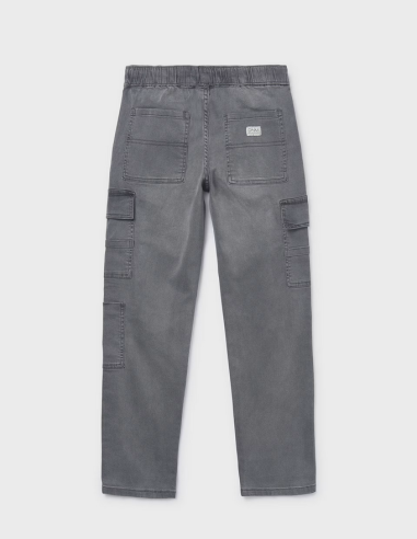 MAYORAL Παιδικό Παντελόνι Jogger Cargo Γκρι