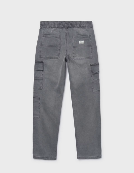 MAYORAL Παιδικό Παντελόνι Jogger Cargo Γκρι