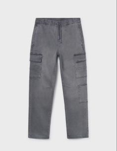 MAYORAL Παιδικό Παντελόνι Jogger Cargo Γκρι