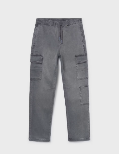 MAYORAL Παιδικό Παντελόνι Jogger Cargo Γκρι