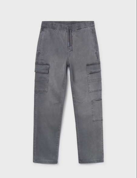 MAYORAL Παιδικό Παντελόνι Jogger Cargo Γκρι