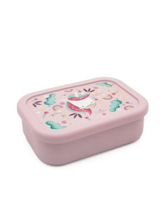 SASSI Δοχείο Φαγητού Σιλικόνης με Χωρίσματα 650ml Unicorn 2