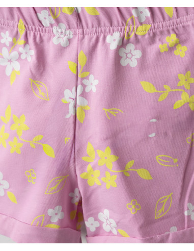 NEK KIDSWEAR Βρεφικό Αμάνικο Σετ Σορτς 2τμχ Λευκό