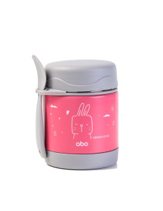 ABO Θερμός Φαγητού Με Κουταλοπίρουνο 300ml Bunny