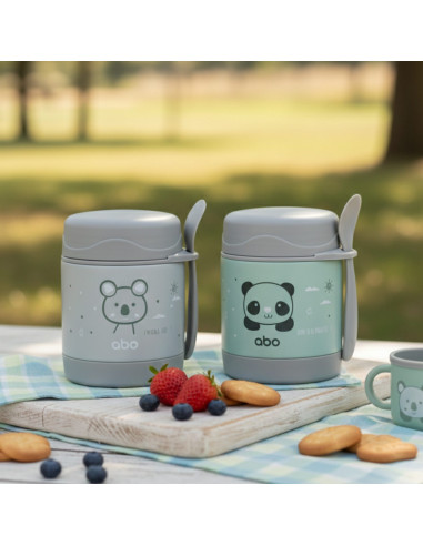 ABO Θερμός Φαγητού Με Κουταλοπίρουνο 300ml Koala
