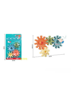 ATHYRMA TOYS Παιχνίδι Μπάνιου Περιστρεφόμενων Γραναζιών