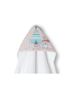 INTERBABY Tipi Oso Μπουρνούζι Κάπα Pink