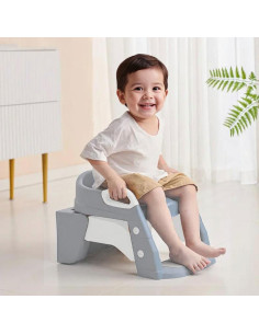 BABYWISE Εκπαιδευτική Σκαλιέρα Τουαλέτας – Grey 2