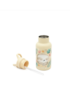 SASSI Παιδικό Παγούρι Θερμός Ανοξείδωτο Sloth 350ml 2