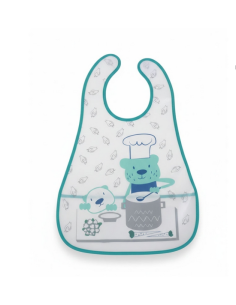 CAMBERRITOS Αδιάβροχη Σαλιάρα Με Τσέπη Little Chef
