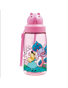 LAKEN Παγούρι Tritan Alice in Wonderland 450ml με Πώμα OBY