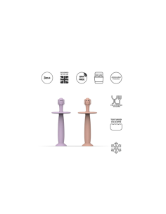 MATCHSTICK MONKEY Βρεφικό Σετ Οδοντόβουρτα Σιλικόνης 2τμχ... 2