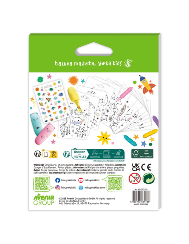 AVENIR Play N Colour Mini Colouring Book Space...
