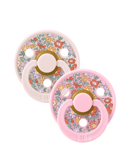 BIBS Πιπίλες X Liberty Round Latex 2pack Oscar Meadown Petal Mix No1