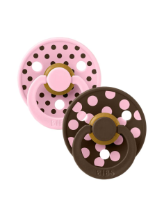 BIBS Πιπίλες Studio Round Latex 2pack Polka Dot... 2