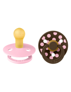 BIBS Πιπίλες Studio Round Latex 2pack Polka Dot...