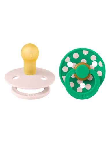 BIBS Πιπίλες Studio Round Latex 2pack Polka Dot...