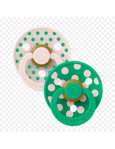 BIBS Πιπίλες Studio Round Latex 2pack Polka Dot... 2