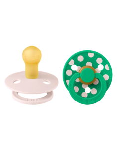 BIBS Πιπίλες Studio Round Latex 2pack Polka Dot...