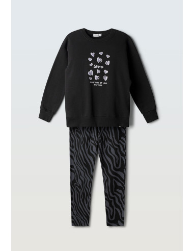EBITA FASHION Παιδικό Σετ Κολάν 2τμχ Μαύρο